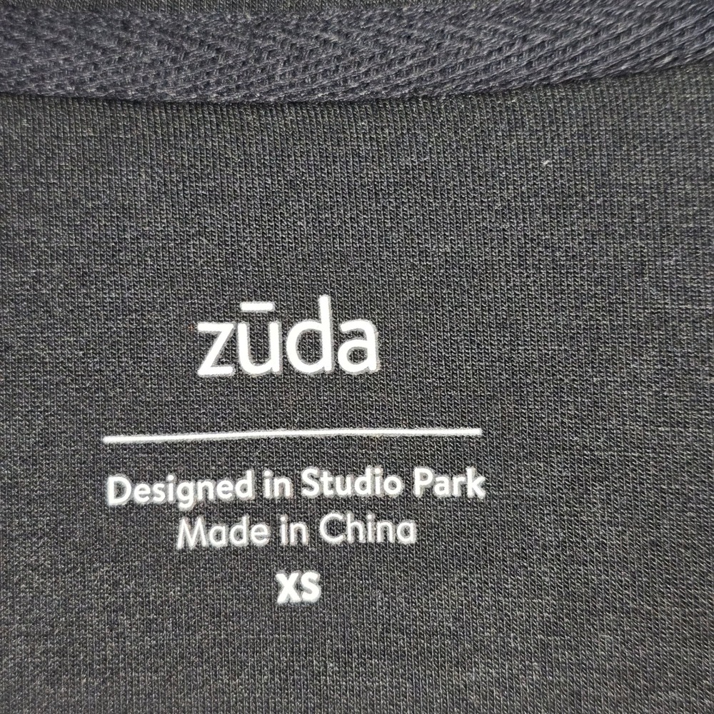 Zuda Jacket Scuba Zip Up Womens Extra Small Black - Picture 4 of 7